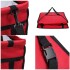 Bolso Transportador De Mascota Perro Gato Para Auto Viaje Variante Color Rojo