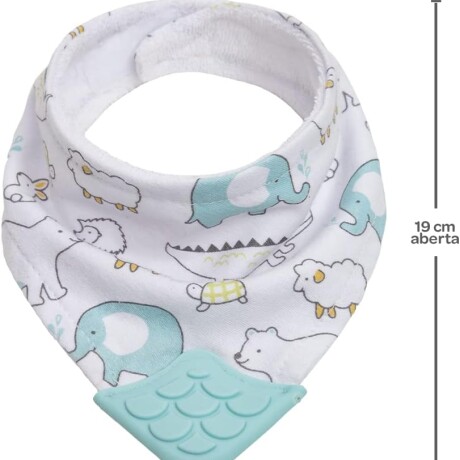 Bandana babero toalla con mordillo animales selva