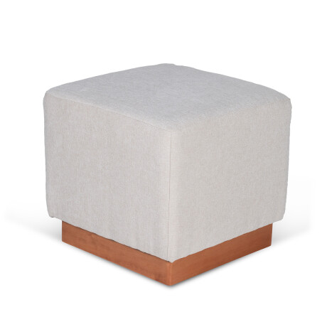 Puff Beta - Tela Microfibra AA-10 (Beige)