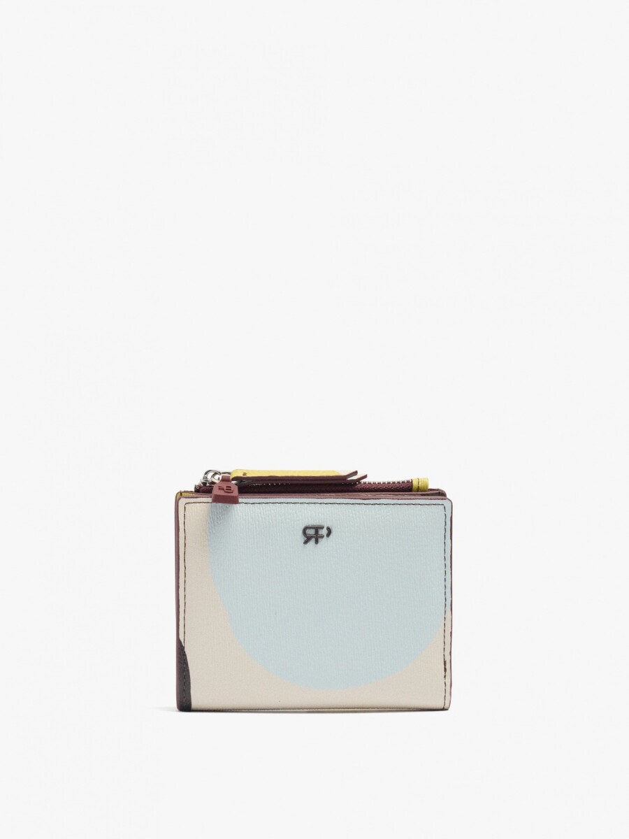 Cartera Estampada Con Textura multicolor
