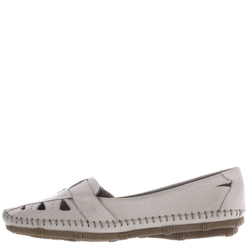 Zapatos de Mujer Freeway Casual c/Velcro Beige Natural