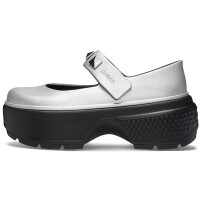 Crocs Stomp Metallic Mary Jane Gris