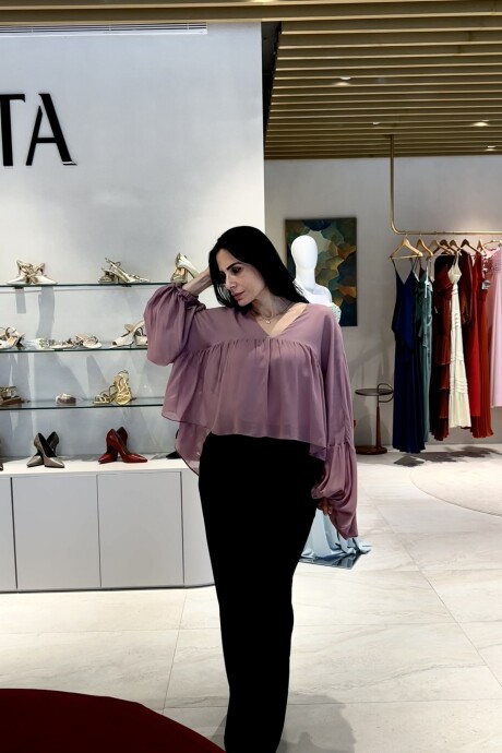 Blusa Doris Rosa viejo