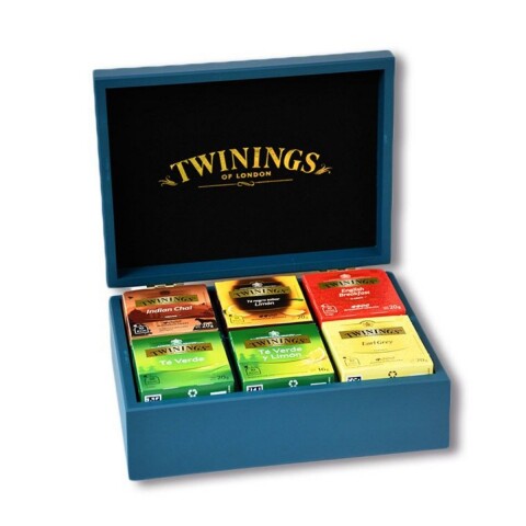 Box Blue + 6 té Twinings Box Blue + 6 Cajas De Te
