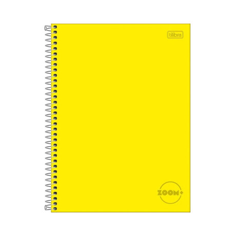 Cuadernola Tilibra 96 Hojas Zoom+ Tapa Dura Amarilla
