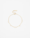 Pulseras Flexibles Strass Pulsera Flexible De Corazón Cubic - Dorado