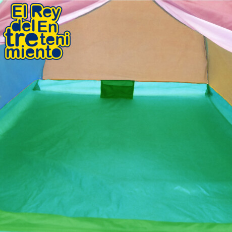 Carpa Iglú 2 Personas P/ Camping 2.00x1.45m + Bolso Multicolor