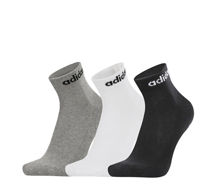 Medias X3 C LIN ANKLE Blanco/Negro/Gris