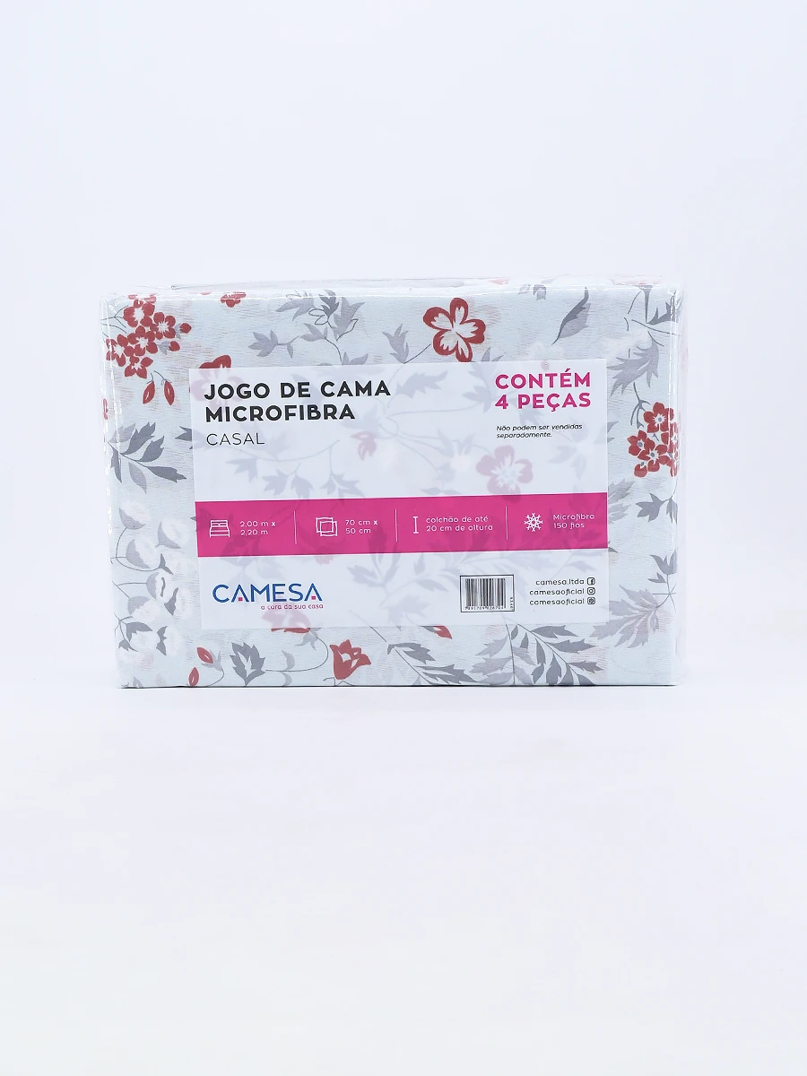 JUEGO DE SÁBANAS 2 PLAZAS - GRIS 