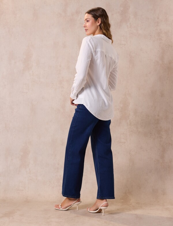 Camisa Bolsillos BLANCO