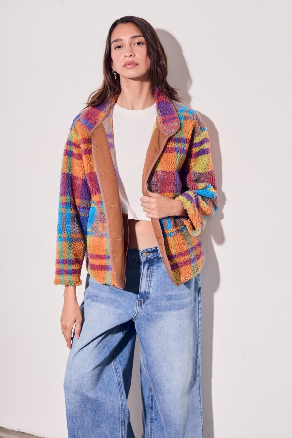 Campera Cuadros Multi