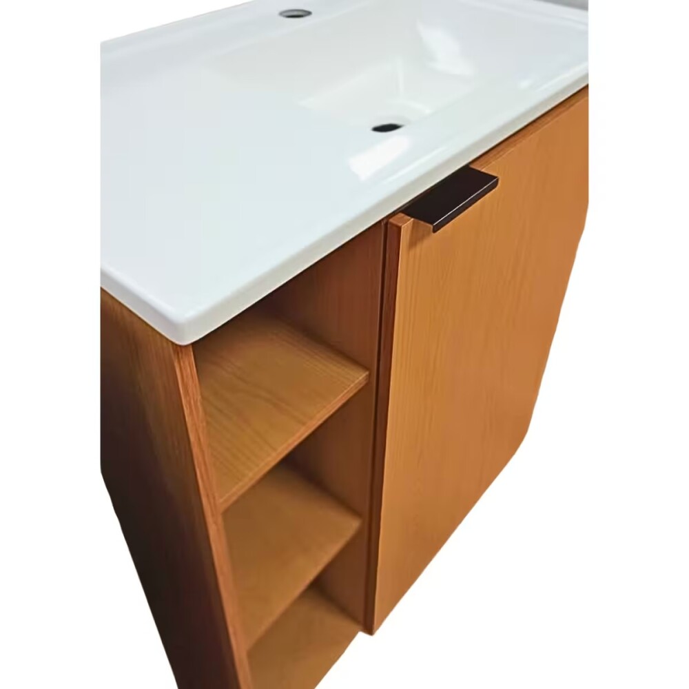 Mueble de baño de pie Hortensia Jequitibá 62 cm con bacha de resina Mueble De Baño De Pie Hortensia Jequitibá 62 Cm Con Bacha De Resina