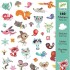 Set de 160 stickers Pequeños amigos