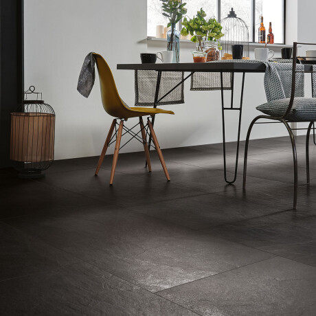PORCELANATO TIPO PIEDRA NEGRO Textura Mate 60X120 Piso Pared GAMAS DE NEGRO