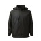 Campera impermeable forro polar Negro