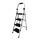 Escalera Tijera 4 Escalones De metal/plastico Negro/Blanco