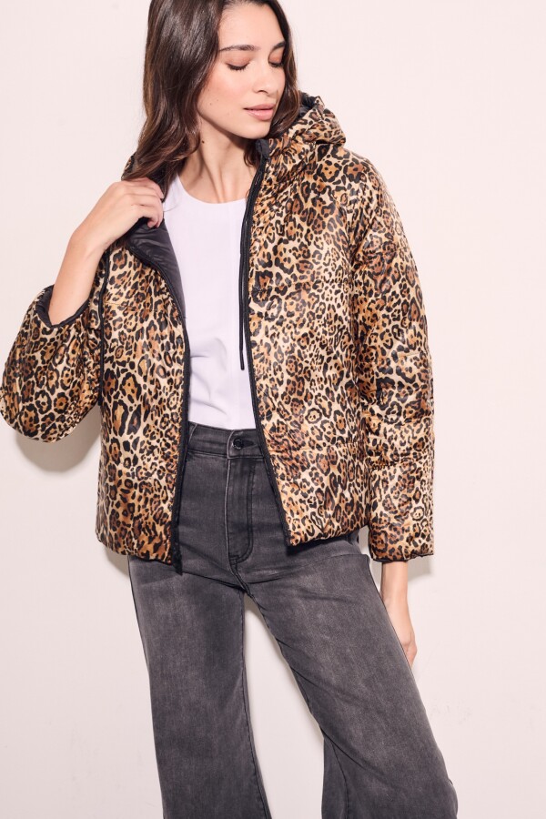 Campera Reversible Negro