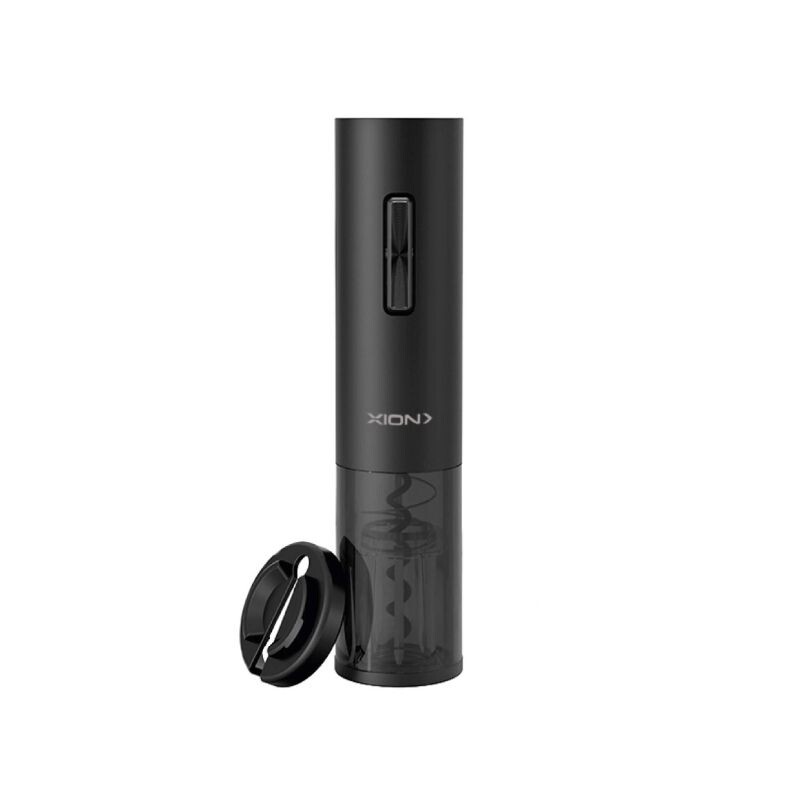 DESCORCHADOR ELÉCTRICO DE VINOS XION CON LUZ Negro