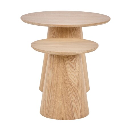 Conjunto de Mesas de Centro Lazio Roble Claro