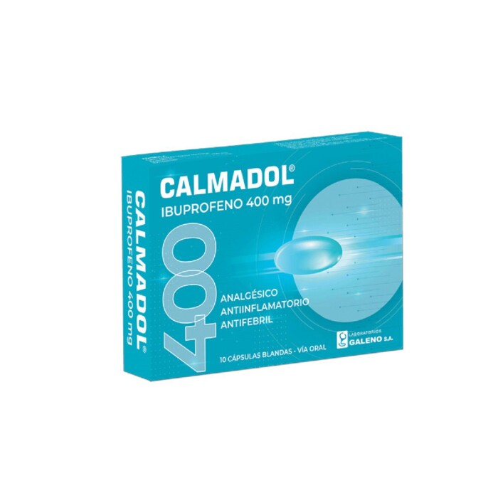 CALMADOL 400 CJ X 10 CAPS. BLANDAS única