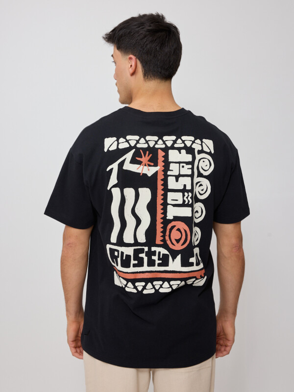 T-SHIRT BOBLU RUSTY Negro
