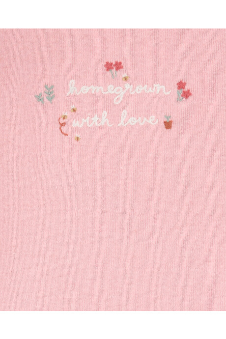 Set cuatro piezas de algodón, pantalón, remera, vincha y medias Sin color