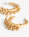 Aros Argollas Metal Aros Argollas Metal - Dorado Oro Amarillo