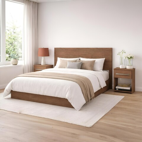 Respaldo de Sommier C/ 2 Mesas de Luz - MDP - DAKAR Respaldo de Sommier C/ 2 Mesas de Luz - MDP - DAKAR