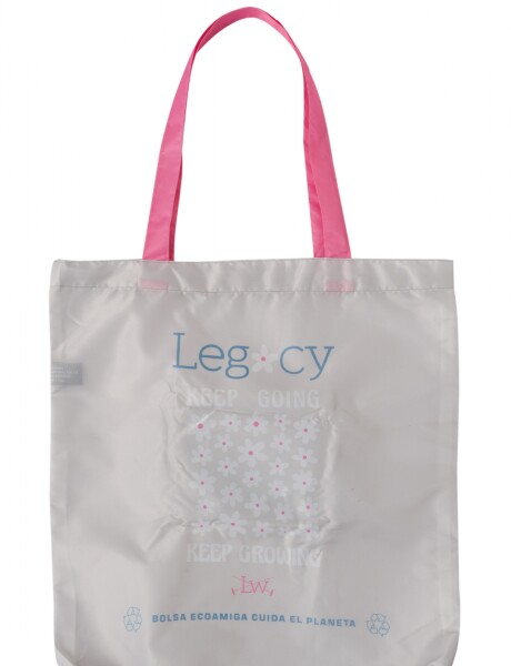 BOLSA PLEGABLE ESTAMPADA Beige
