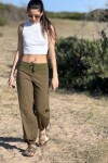Pantalón babucha Verde musgo