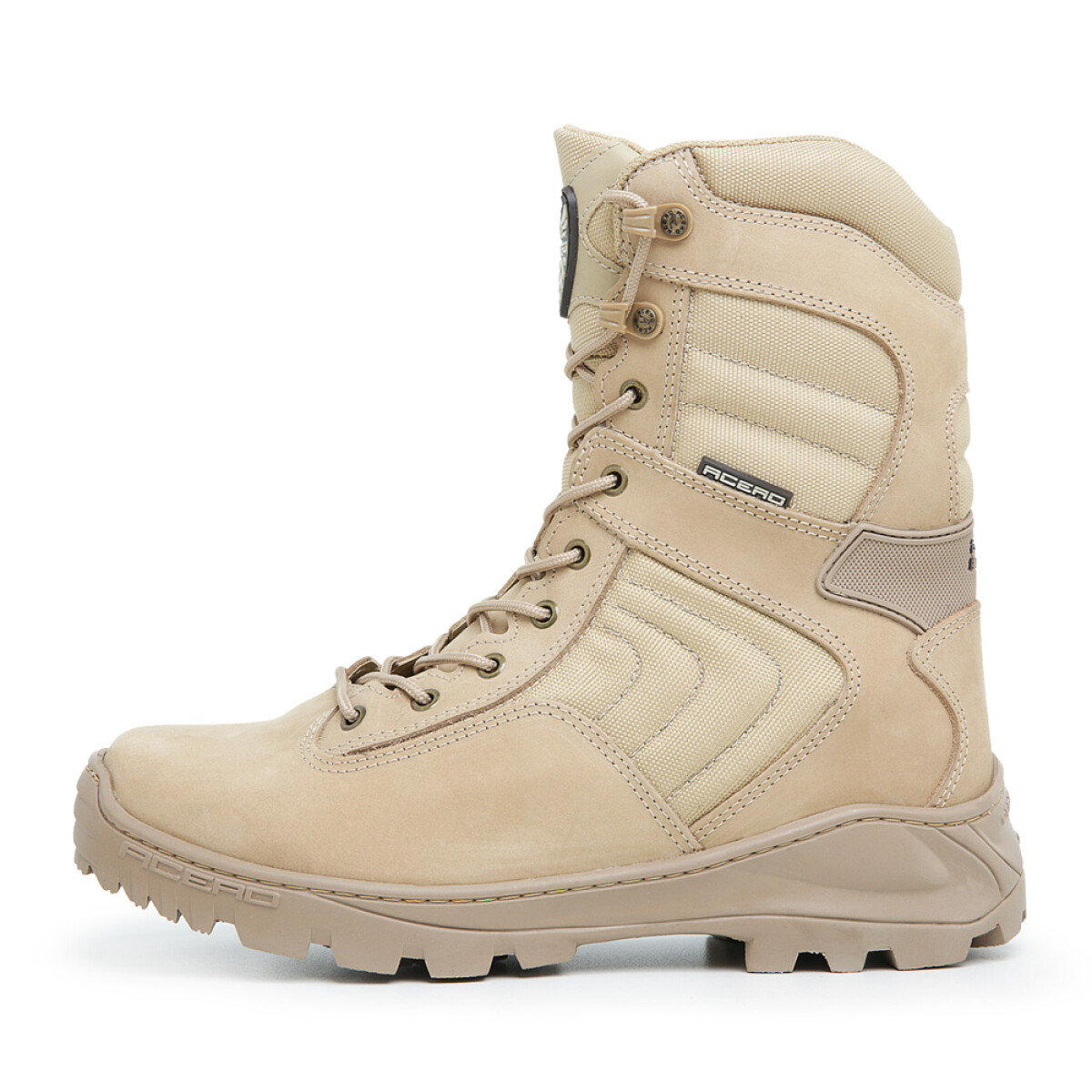 Botas tácticas Acero EXTREME - Cuero legítimo - Arena 