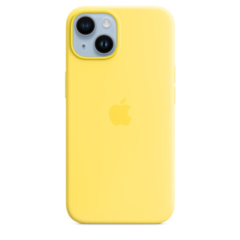 APPLE FUNDA SILICONA MAGSAFE IPHONE 14 - YELLOW APPLE FUNDA SILICONA MAGSAFE IPHONE 14 - YELLOW