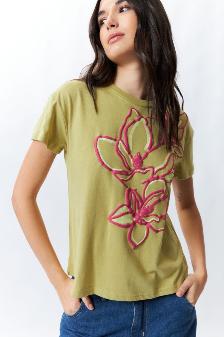 REMERA RIACHE Verde Musgo