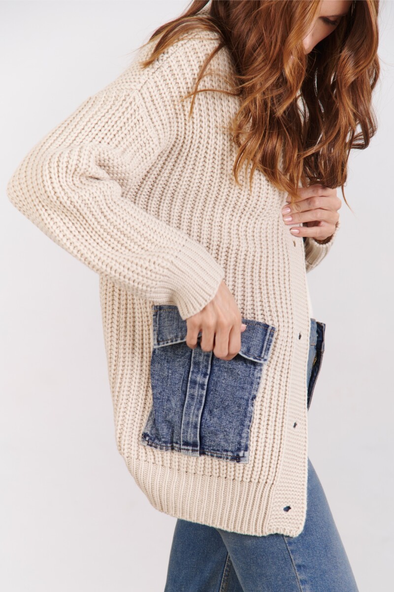 SACON POCKET JEAN NATURAL