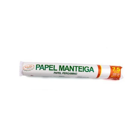 Papel Manteca MELLO Rollo de 29cm x 7,5 metros Papel Manteca MELLO Rollo de 29cm x 7,5 metros
