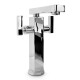 LAVATORIO MONOBLOCK LEVER GIRAT BRILLO MILAN CROMO