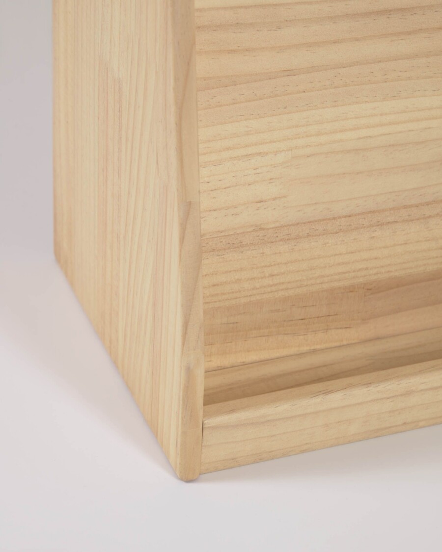 Librería Adiventina de madera maciza de pino natural 59,5 x 69,5 cm FSC MIX Credit