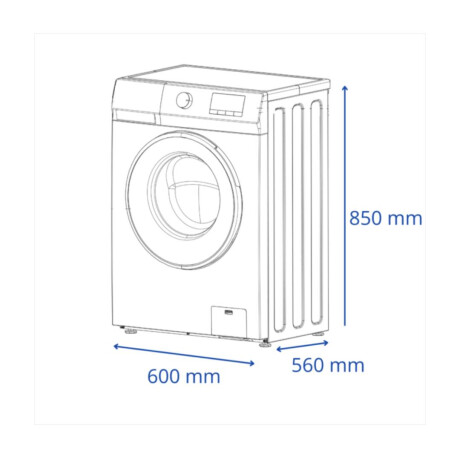Lavarropas JAMES LR 9140 INV PLUS 9Kg Blanco