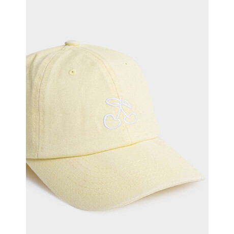 Gorra Canvas Cherry Amarillo Claro