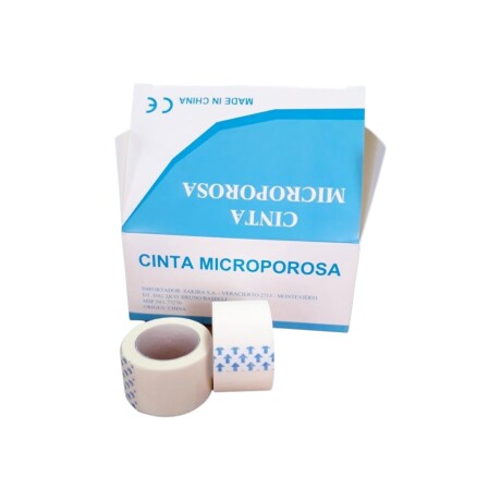 Caja X12 Rollos Cinta Microporosa Sakira 2.5CM X 8M 001