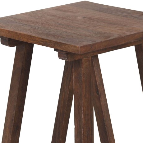MESA DE LIVING LATERAL - ARRIME MADERA-DE-MANGO MARRON FARM CASTAÑO