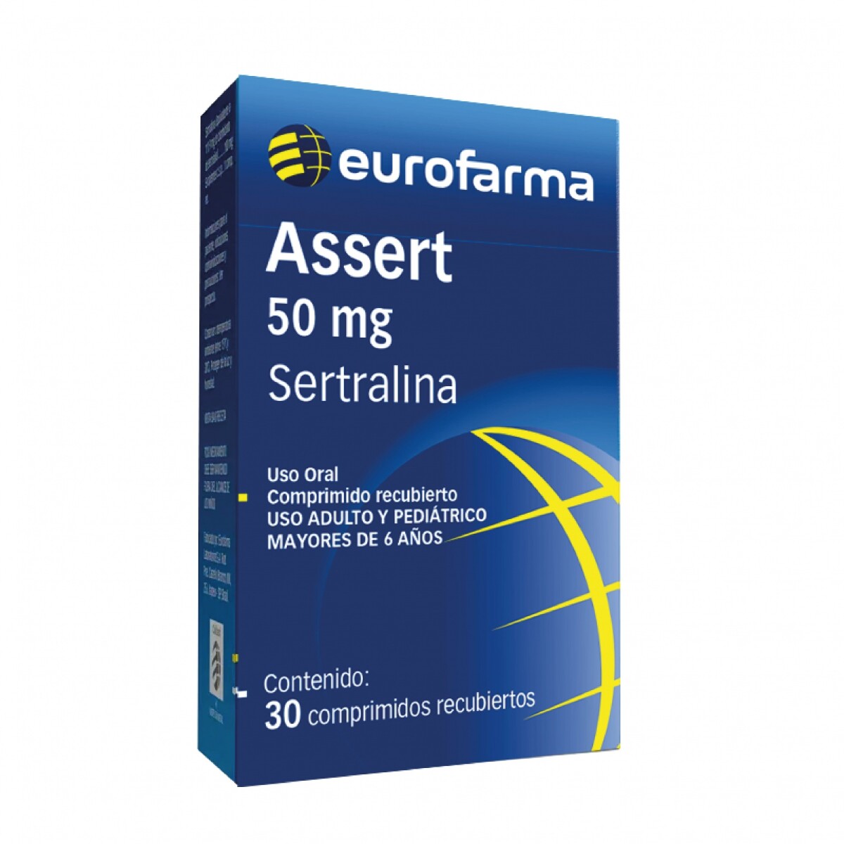 ASSERT 50 MG CAJ. X 30 COMP. REC 