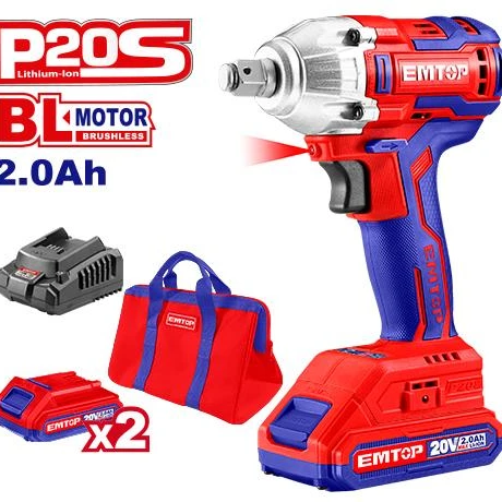 Llave Impacto 20v Ecdliw20221 Emtop Llave Impacto 20v Ecdliw20221 Emtop