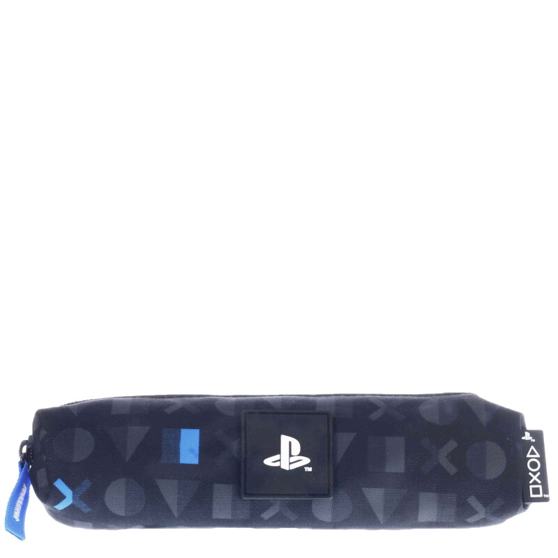 Cartuchera Play Station Tubo Play Negro - Azul - Gris