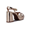 Sandalia Vizzano Mujer Taco 9.5cm Plataforma 2.5cm Dorado