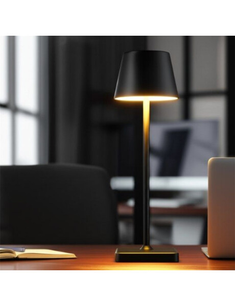 LAMPARA DE MESA LED 38CM NEGRO LAMPARA DE MESA LED 38CM NEGRO