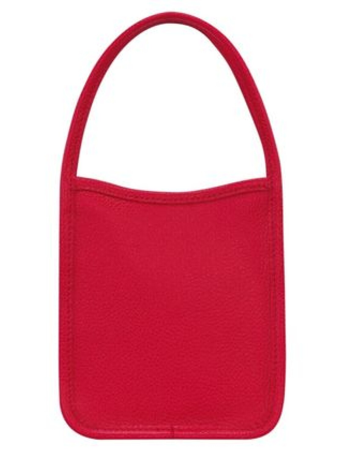 Longchamp -Cartera mini de cuero, Le foulonné Rojo