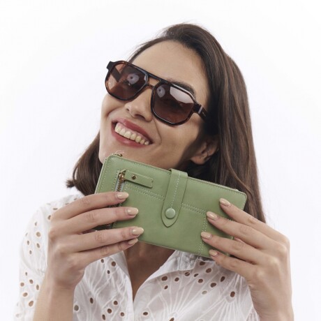 Billetera larga Guille Verde