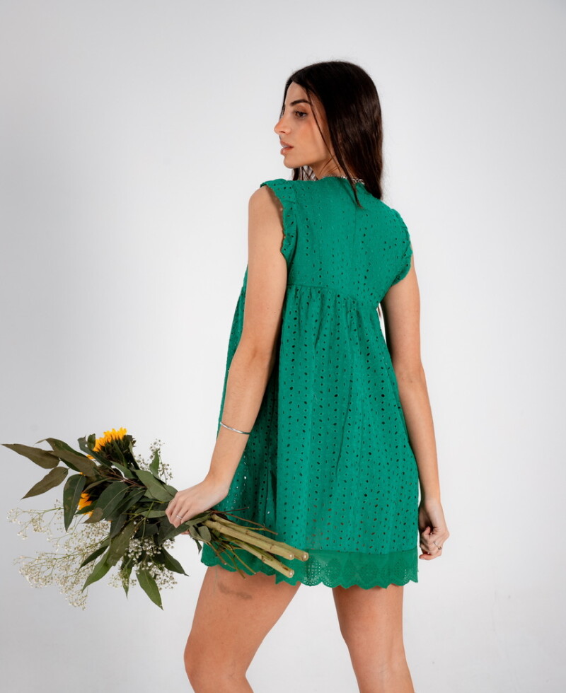 Vestido Ambar verde