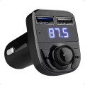 Transmisor FM Bluetooth Para Auto con 2 Puertos USB y Lector de Memoria microSd Transmisor FM Bluetooth Para Auto con 2 Puertos USB y Lector de Memoria microSd